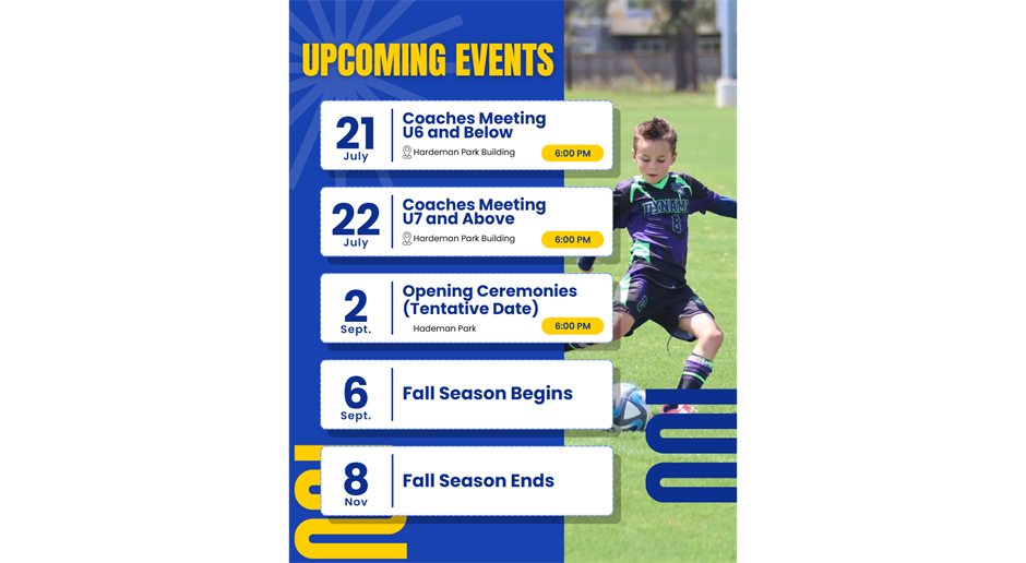 Upcoming Events